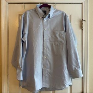Men's Eagle | Blue button down dress shirt | Size Neck 16 1/2 | 32/33